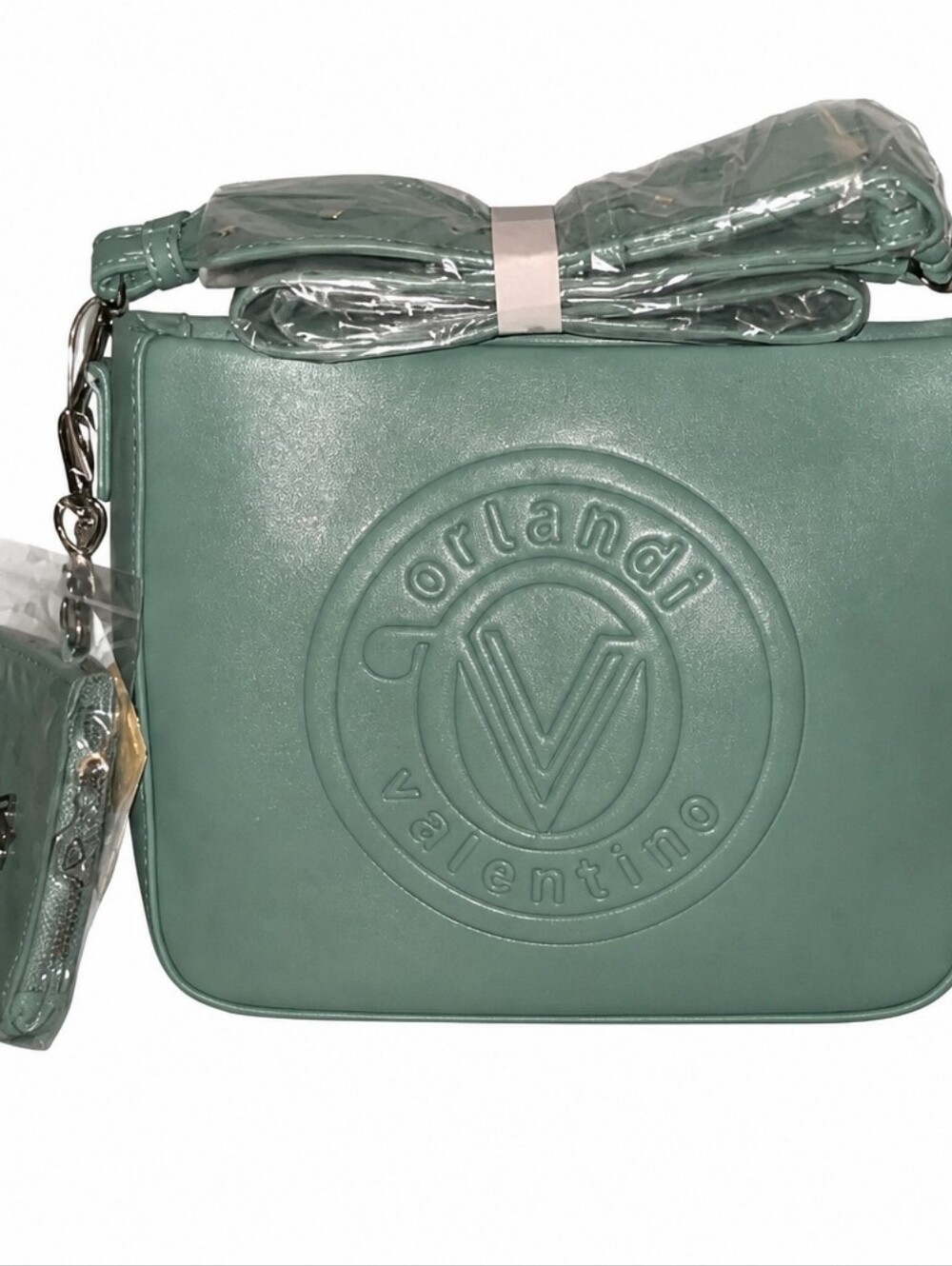 Valentino Orlandi Teal Crossbody Bag